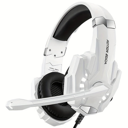 Gaming Headset with Mic LED for PS4 PS5 Xbox